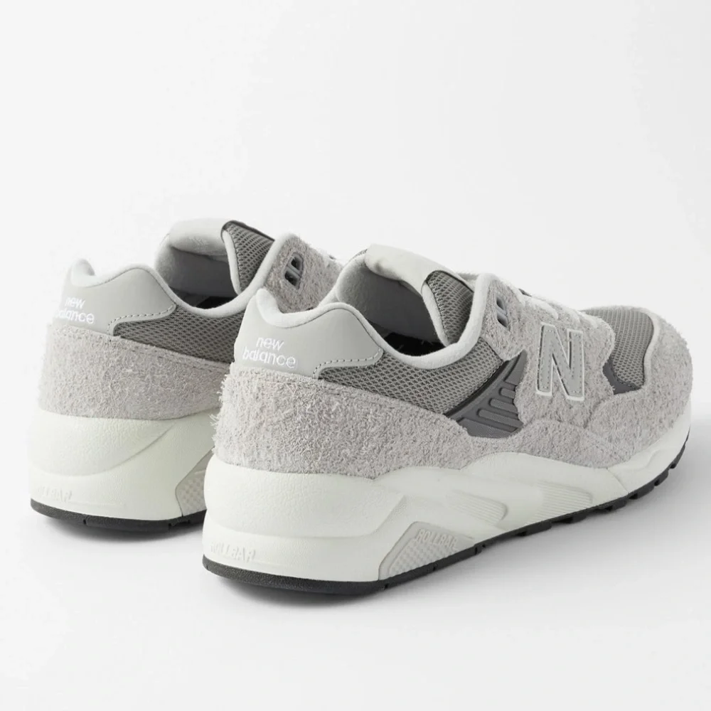 New Balance Gray 580 Mesh Suede Sneakers Sz 6 - Picture 6 of 16